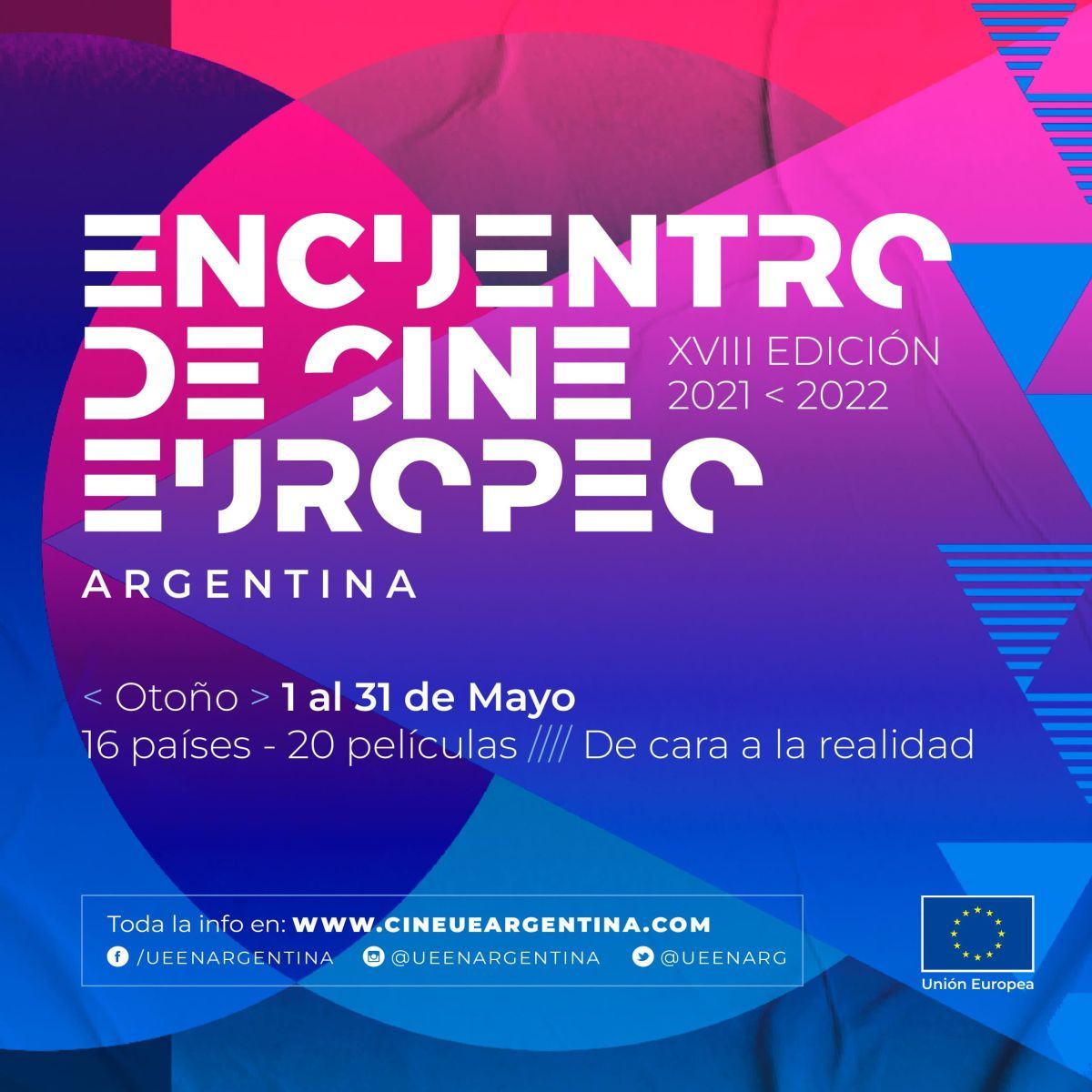 Toda la programación del Encuentro de Cine Europeo Edición XVIII